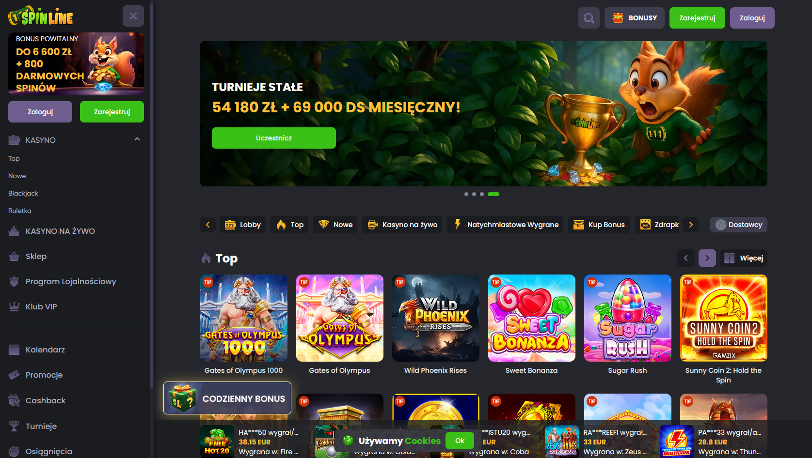 SpinLine Casino bonus kasyno online